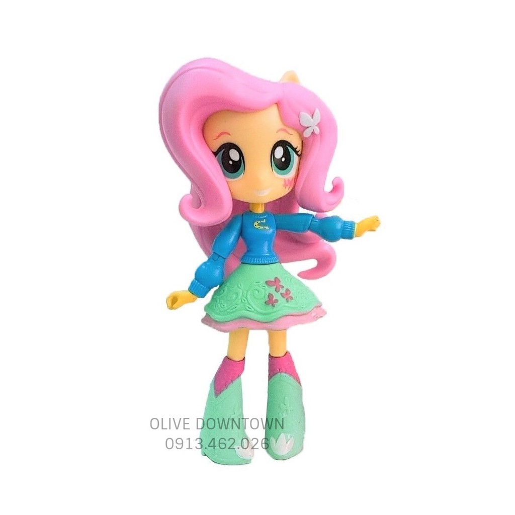 Fluttershy ♥️ Búp bê Pony cao 12cm như hình - My Little Pony: Equestria Girls