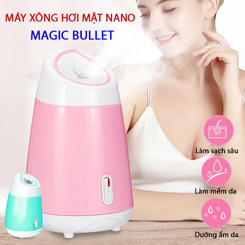 [Hot 2022]] Máy Xông Mặt Hoa Quả MAGIC BULLET - Phun Sương Tinh Dầu, Chanh, Xả, Gừng - Cung Cấp Độ Ẩm Chăm Sóc Da