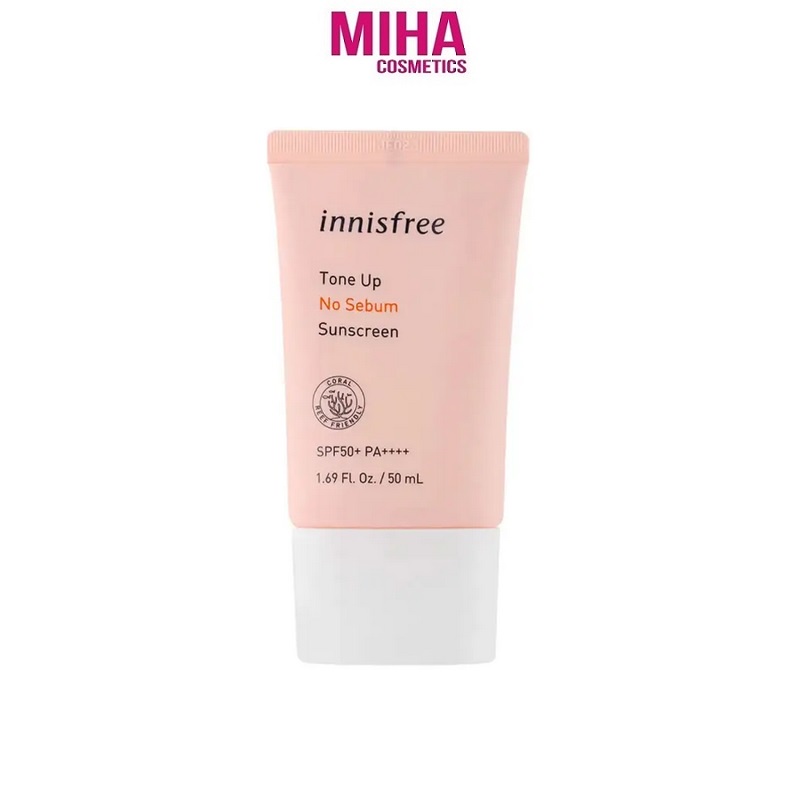 Kem Chống Nắng INNISFREE Tone Up No Sebum Sunscreen 50ml