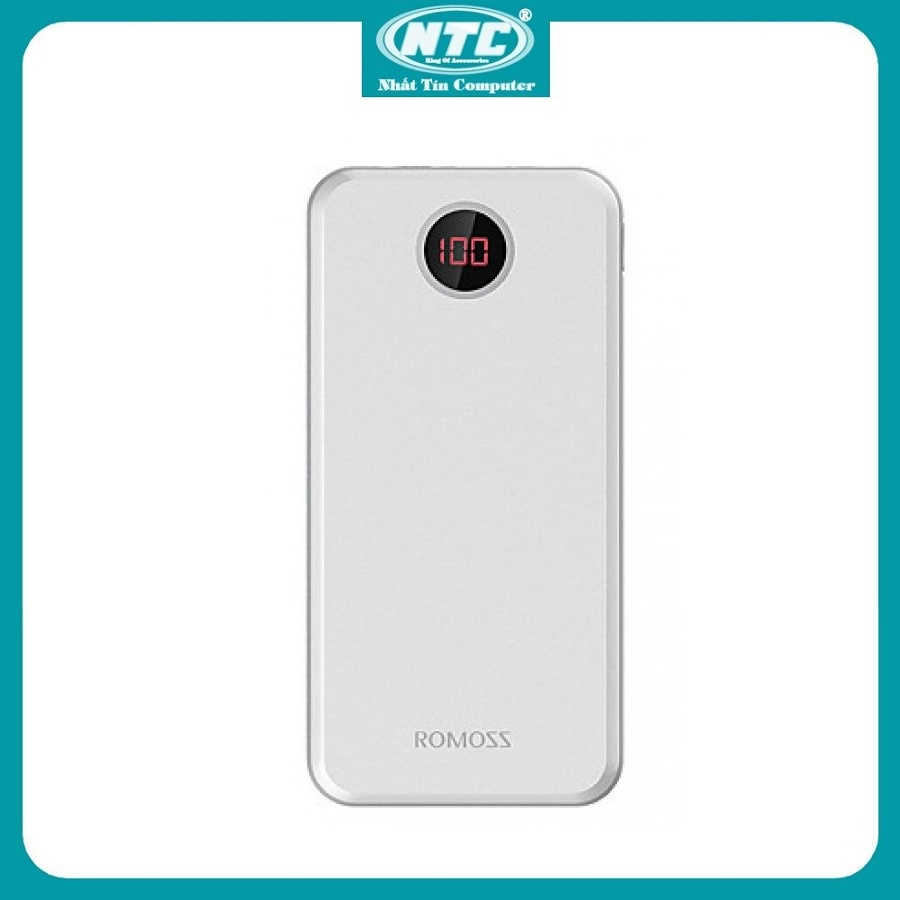 [XẢ KHO] Pin sạc dự phòng Romoss Horus HO20 20000mAh (Trắng) - Nhất Tín Computer