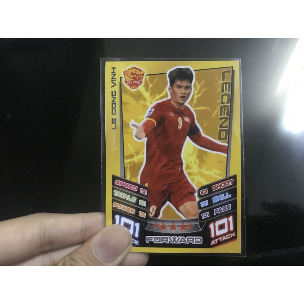 Set 18 Thẻ Vietnam Legend Match Attax 2012-2013