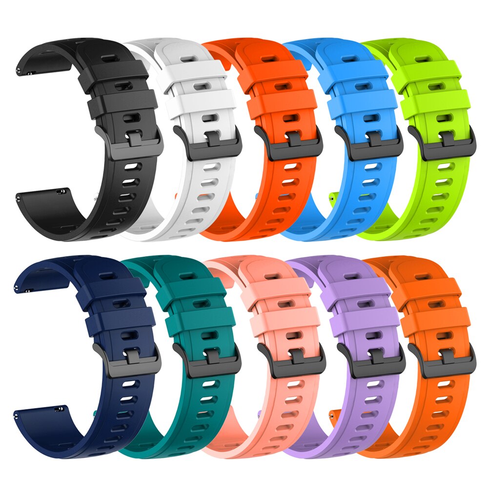 Dây Đeo Silicon Mềm Chất Lượng Cao Cho Đồng Hồ Thông Minh Huami Amazfit GTS 4 3 2 2e 4Mini 2Mini