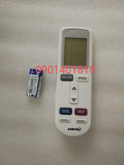 Điều khiển máy lạnh Asanzo -Thay thế cho cả GREE ( Hàng xịn xò)