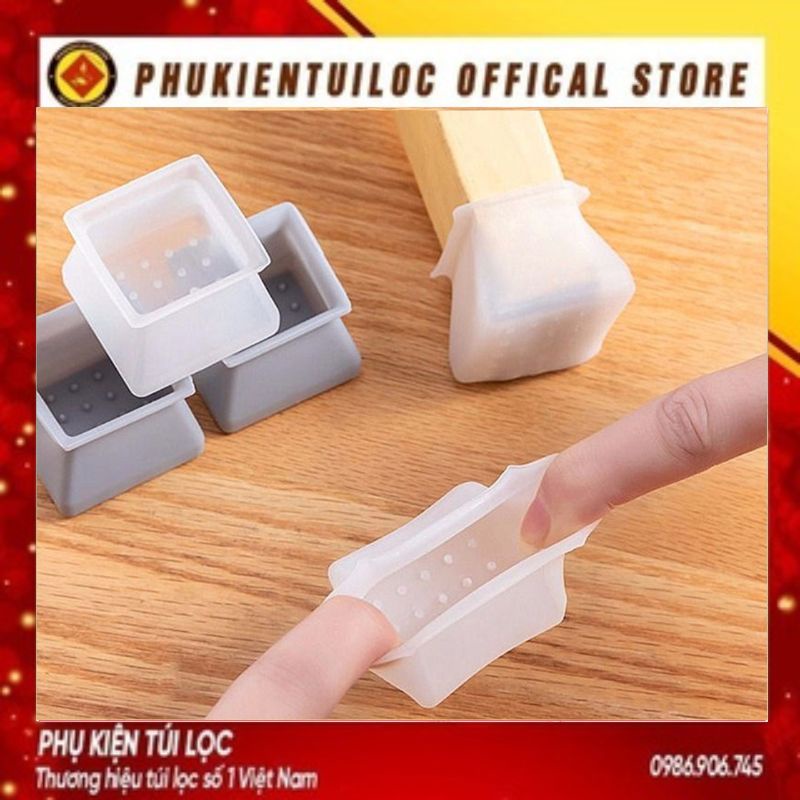 Vỏ Bọc Chân Bàn Ghế Bằng Cao Su - Silicon Dày Size lớn 3.4cm - Co Giãn Vừa Các Loại Chân- Phukientuiloc.com