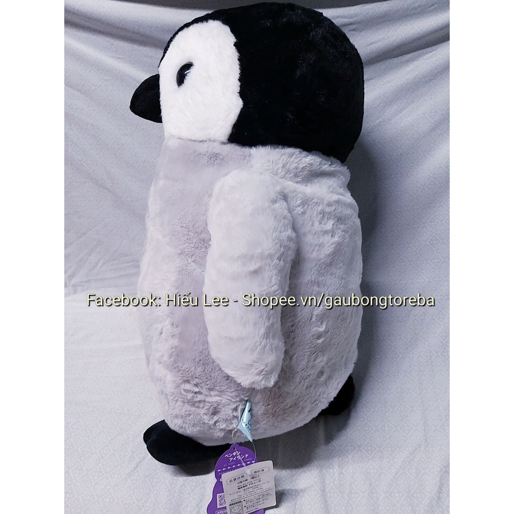 [ Toreba ] Chim cánh cụt Penguin, Bigsize 55cm, lông vải cực mịn, hàng gắp, chính hãng Nhật Bản, mới 100%, full tem mác.