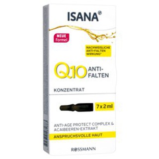 Serum chống lão hóa cho da isana q10, hàng đủ bill