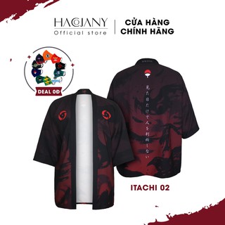 Áo khoác họa tiết Itachi-02 ❤ Hacojany ❤ Áo khoác phong cách Nhật ❤ Áo khoác form rộng đủ size nam nữ unisex