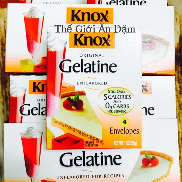 Bột Gelatine Knox (gelatin)