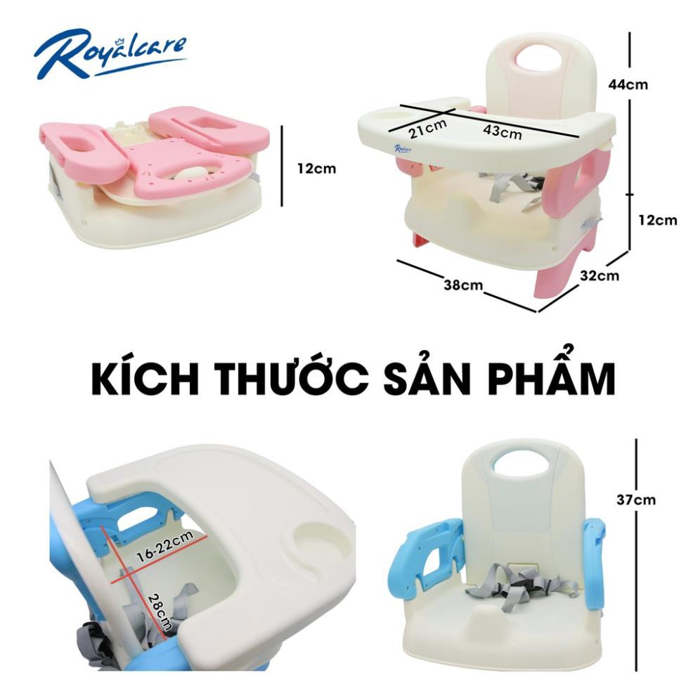 Ghế ăn dặm gấp gọn cho bé Royal care 0820-RC-518 -kiểu Nhật và BLW