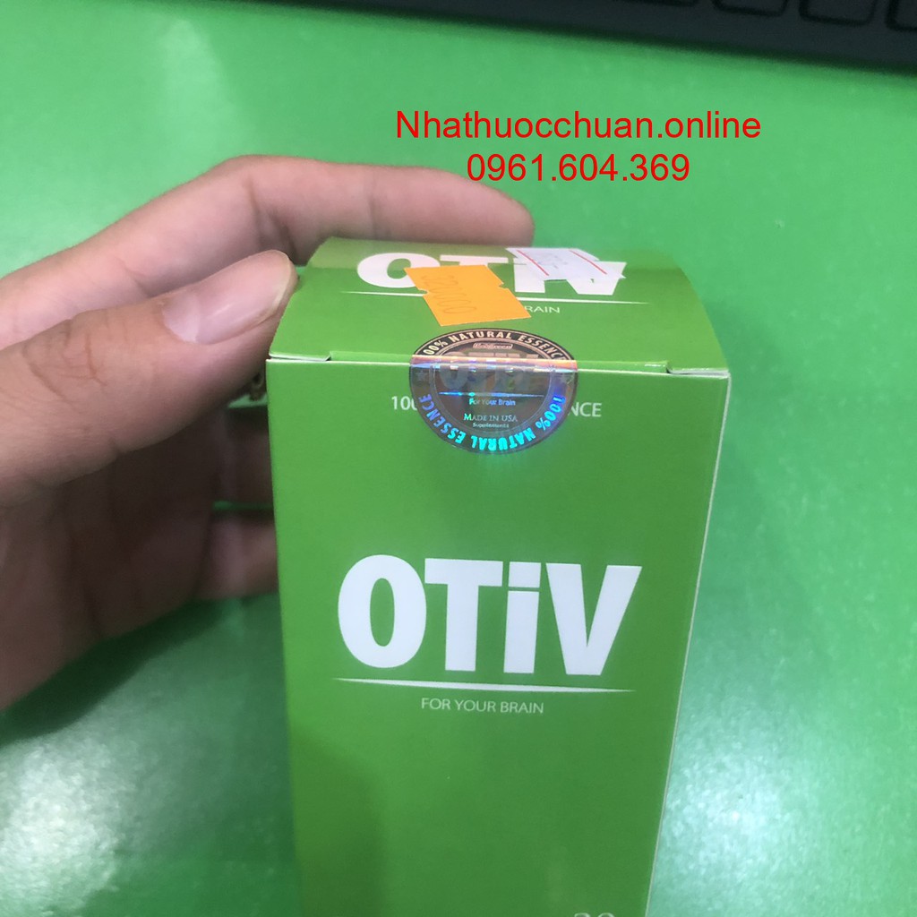 OTIV giúp giảm đau đầu , đau nửa đầu và mất ngủ  ( Hộp 30 viên -hàng chính hãng có tem chống hàng giả) | BigBuy360 - bigbuy360.vn