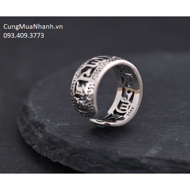 NHẪN KHẮC OM MANI PADME HUM - NH249