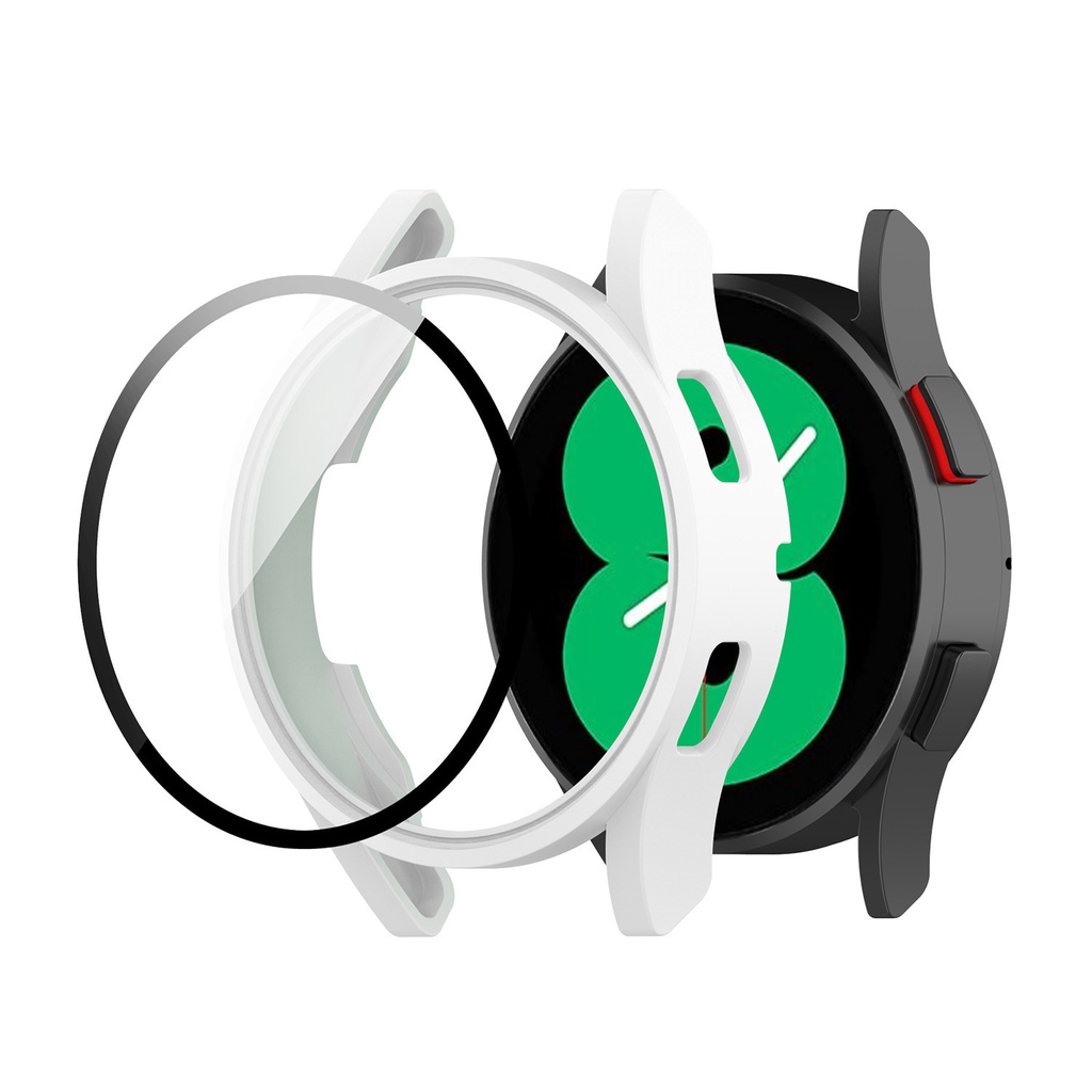 Samsung galaxy watch 6 5 4 44mm case 40mm full protector chống va đập màu chống rơi pc vỏ bảo vệ màn hình vỏ đồng hồ cho samsung galaxy watch6 watch4 watch5 40mm 44mm