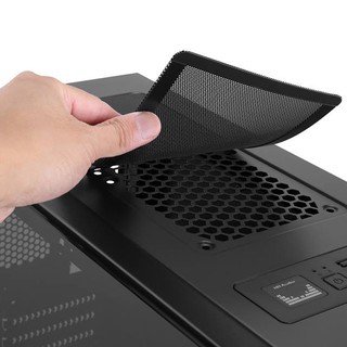 Vỏ Case máy tính SAMA AURORA BLACK (Tặng 3x12cm Red led 33 bóng + 01 bàn di chuột)