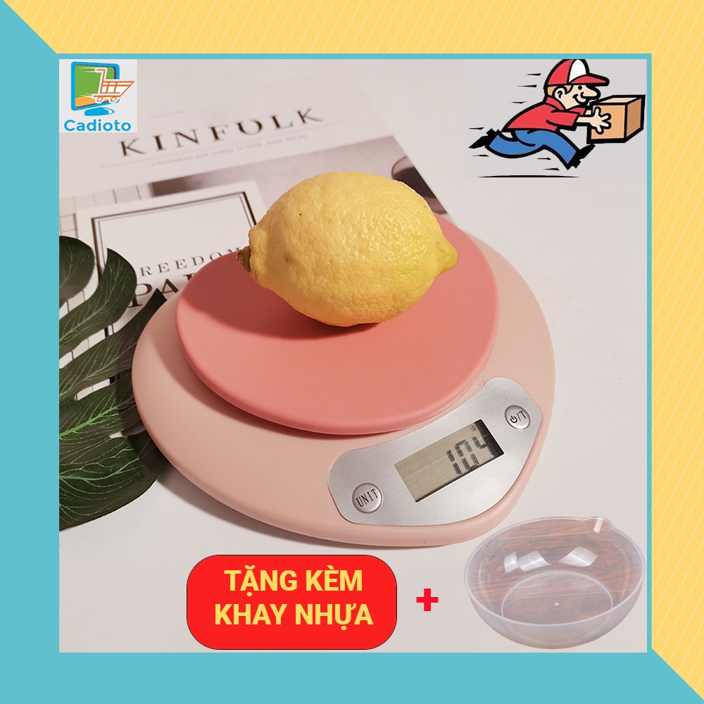 Cân Nhà Bếp Điện Tử Tiểu Ly Kitchen Định Lượng 0.1-  5kg Cân Làm Bánh, Cafe, Yến,...Chính Xác