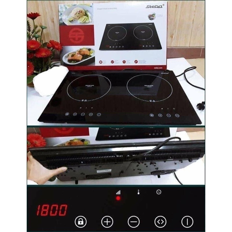 Bếp điện từ đôi Steba IK300
