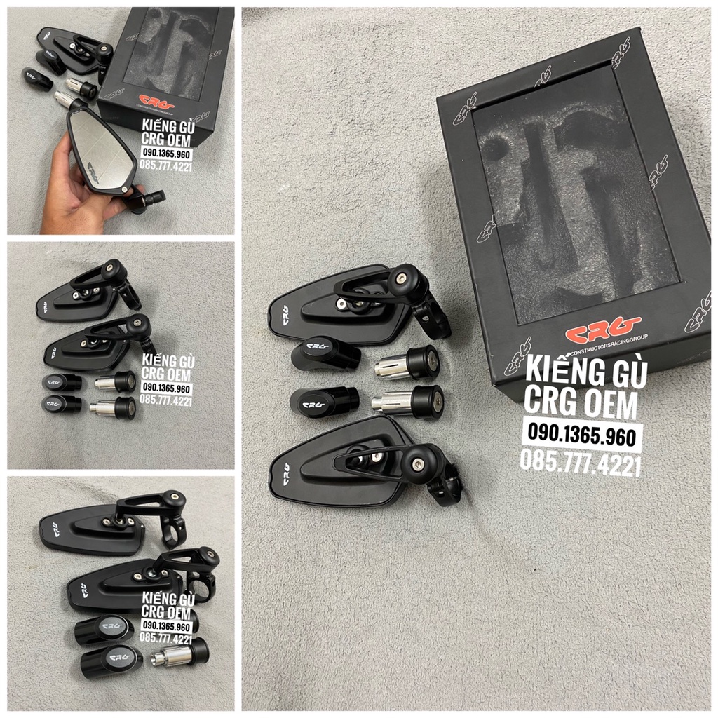GƯƠNG CRG, KÍNH GÙ CRG OEM THÁI LAN LẮP CÁC LOẠI XE MÁY(MẶT GƯƠNG THU HÌNH)