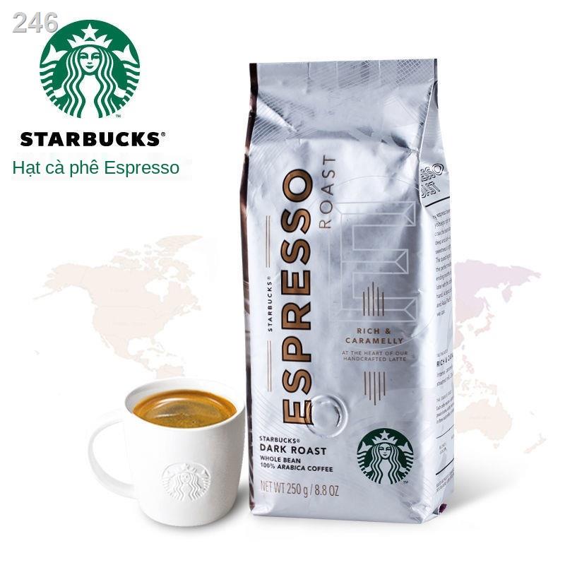 【HOT】Cà phê hạt rang espresso của Starbucks 250g có thể là bột xay