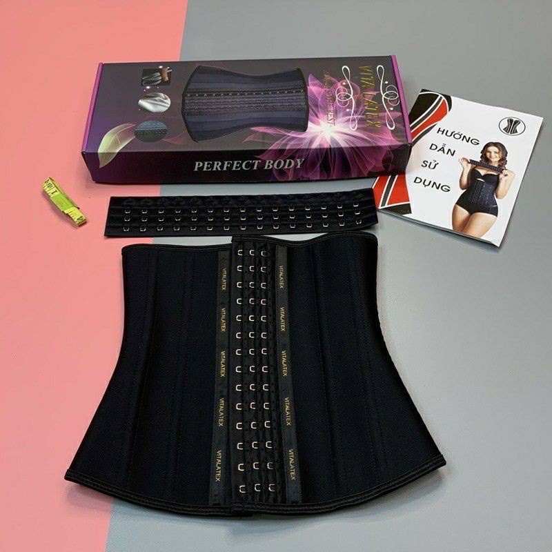 Đai nịt bụng Vitalatex 13 xương cao 26cm hàng cao cấp Italy