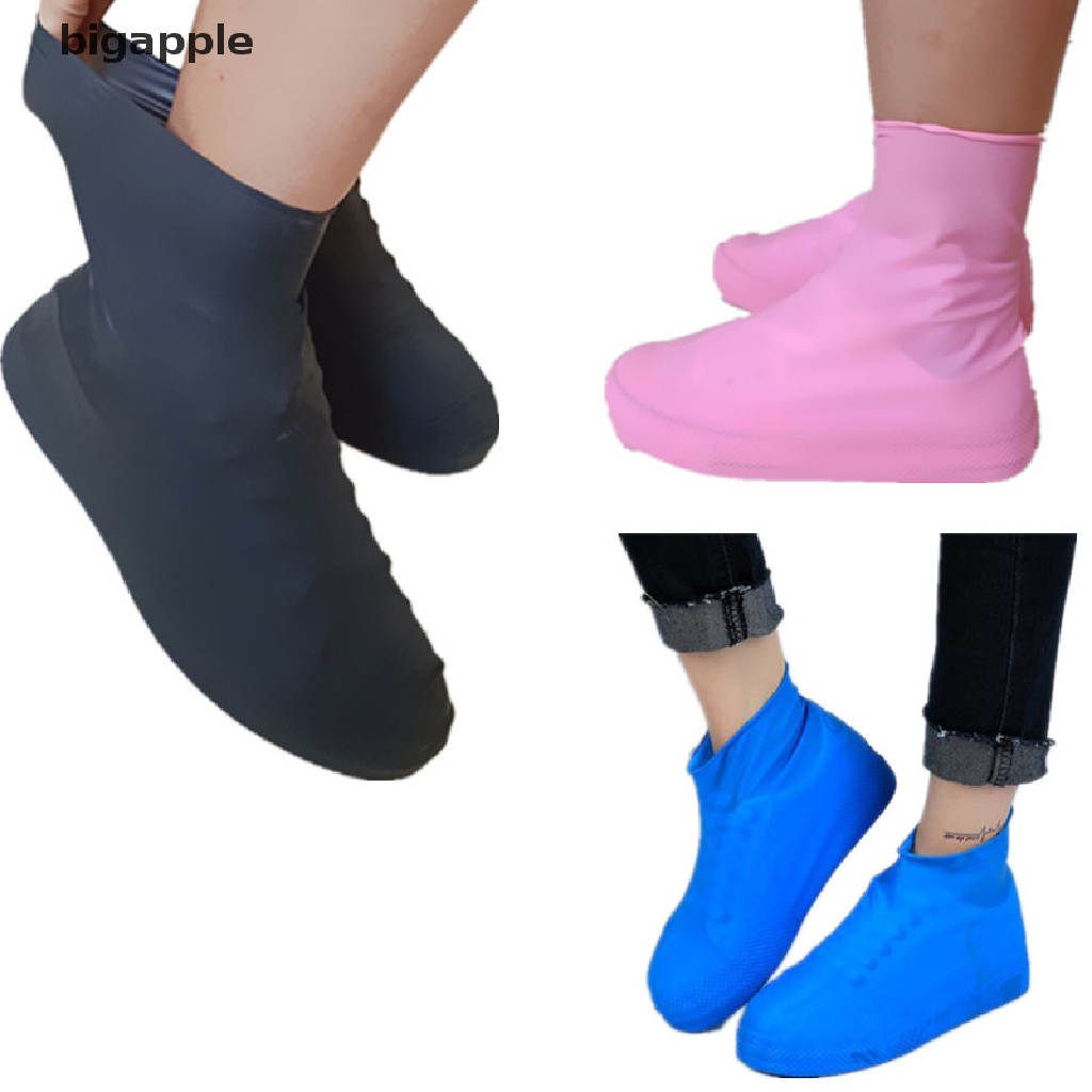 Vỏ Bọc Giày Đi Mưa Bằng Silicone Chống Nước Chống Trượt Tiện Dụng