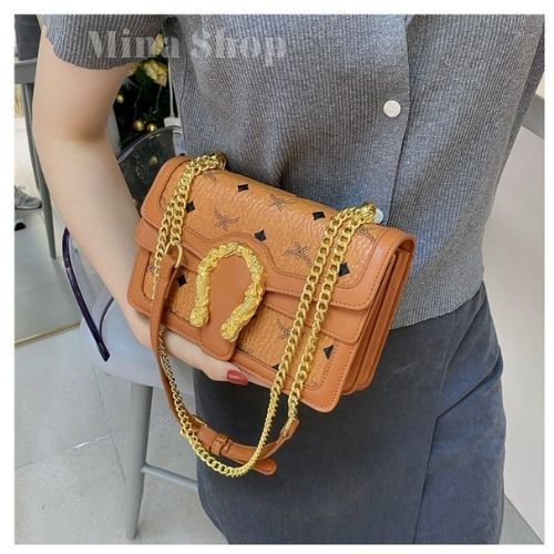 Túi Xách Nữ Thời Trang MCM Cao Cấp, Túi Xách Đeo Chéo, Đeo Vai Đều Phù Hợp