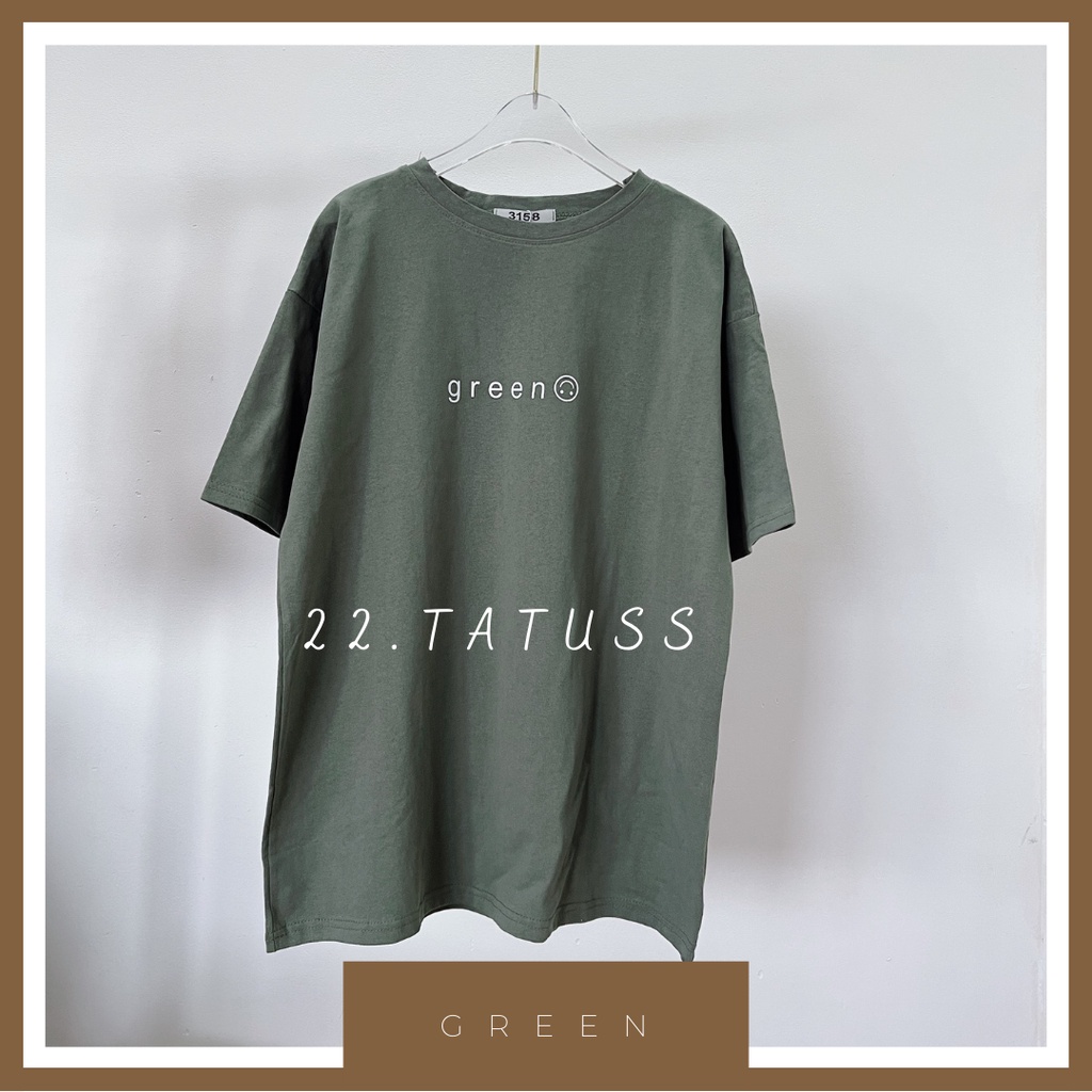 Áo thun cotton khô thoáng mát "GREEN"