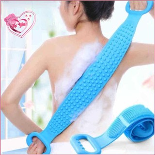 Dây Tắm Chà Lưng Massage Silicon 2 Mặt mềm mịn
