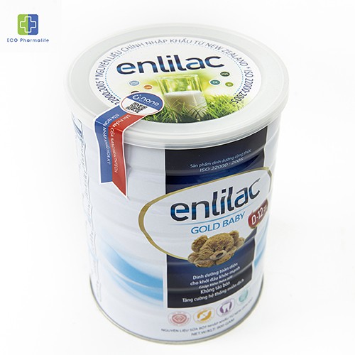 Sữa bột Enlilac Gold Baby - Hộp 400g - 900g bổ sung chất dinh dưỡng thiết yếu cho chế độ ăn hàng ngày của trẻ