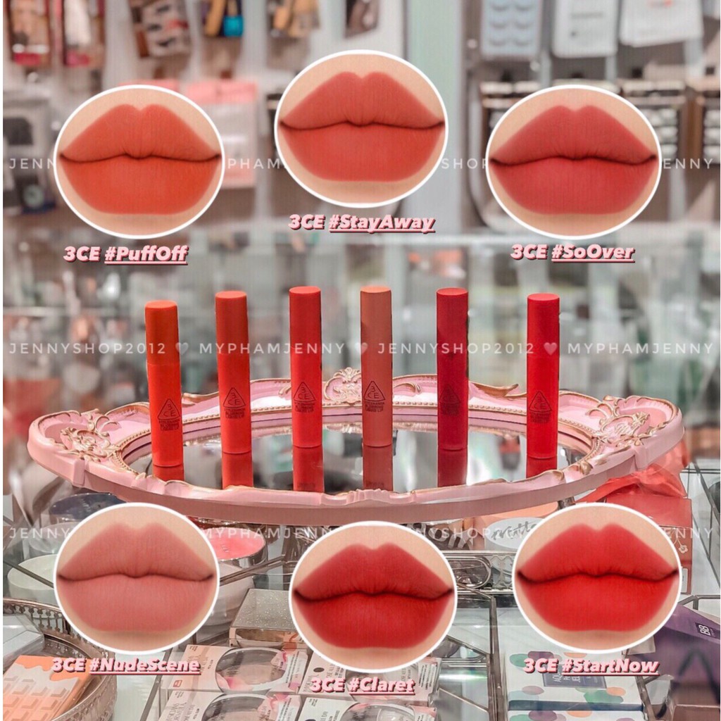 Son Kem Lì 3CE Blurring Liquid Lip