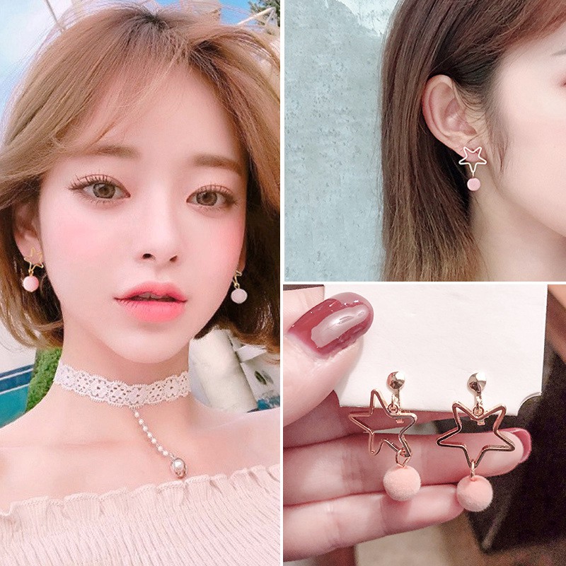 Set 50 Bông Tai Thời Trang Theo Phong Cách Hàn Quốc Dành Cho Nữ