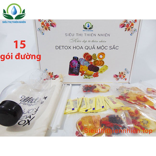 Detox hoa quả sấy khô đóng hộp thương hiệu Mộc Sắc