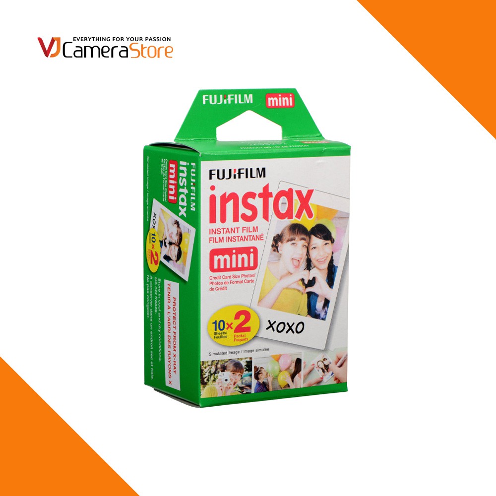 Film cho máy ảnh Fujifilm Instax Mini chính hãng  - Độ bền lên tới 40 năm - Chính Hãng