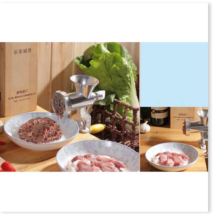 Máy xay thịt bằng tay SALE ️ Máy xay thịt bằng tay đế kẹp bàn, chất liệu cao cấp không gỉ, an  toàn 5731