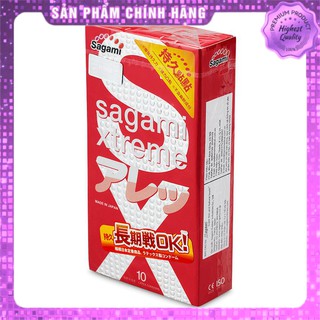 Bao cao su gân gai kéo dài thời gian 10 chiếc Sagami Feel Long - Nhật Bản chính hãng