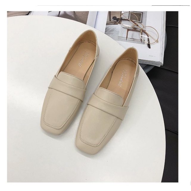 Giày công sở gót vuông 3cm da mềm cam kết đi không đau chân