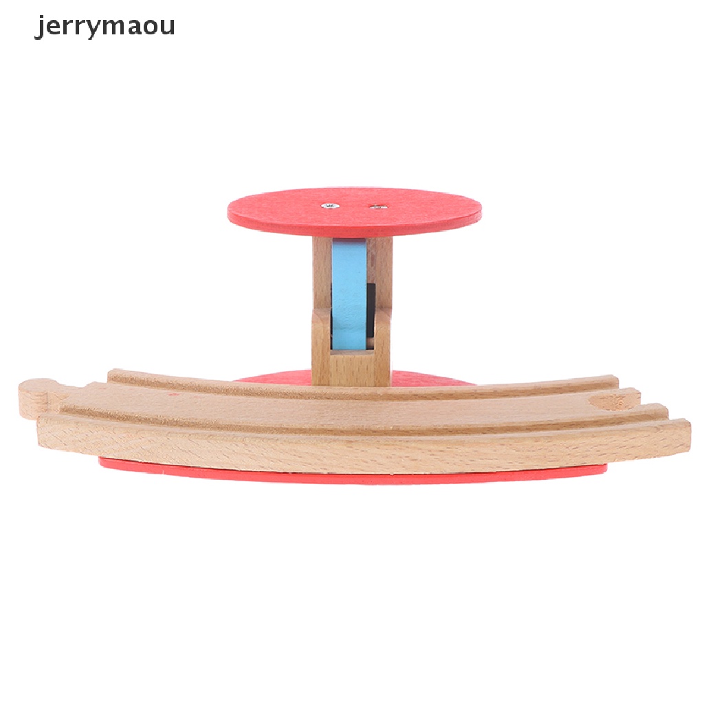 [JER] Đèn Giao Thông Bằng Gỗ Có Từ Tính Tương Thích Với Đường Ray Xe Lửa