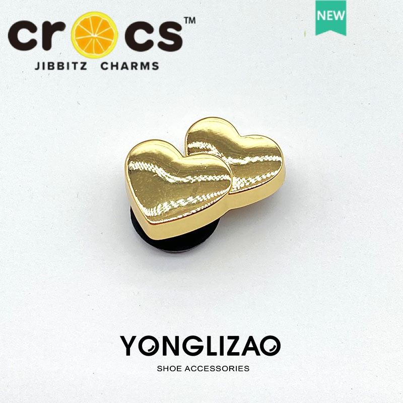 Phụ Kiện Khóa Giày crocs Bằng Kim Loại Hình Hoa Thời Trang Cho Nữ DIY jibbitz