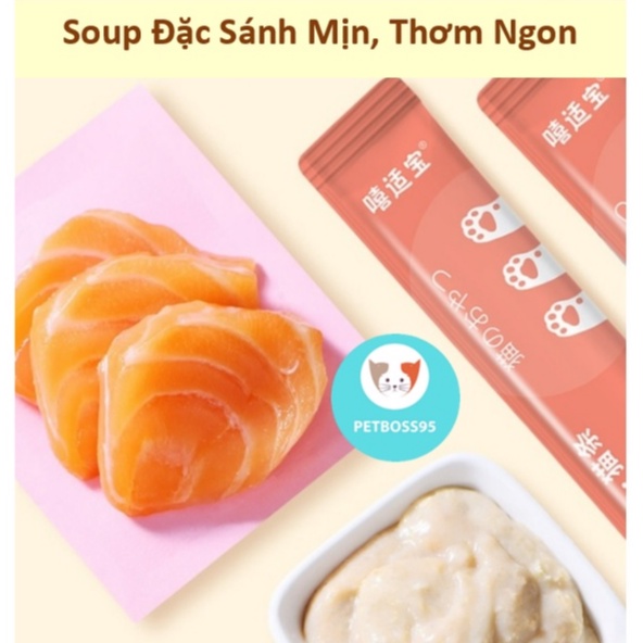 Súp thưởng Tay Mèo Thơm Ngon, Giàu dinh dưỡng gói 15gr