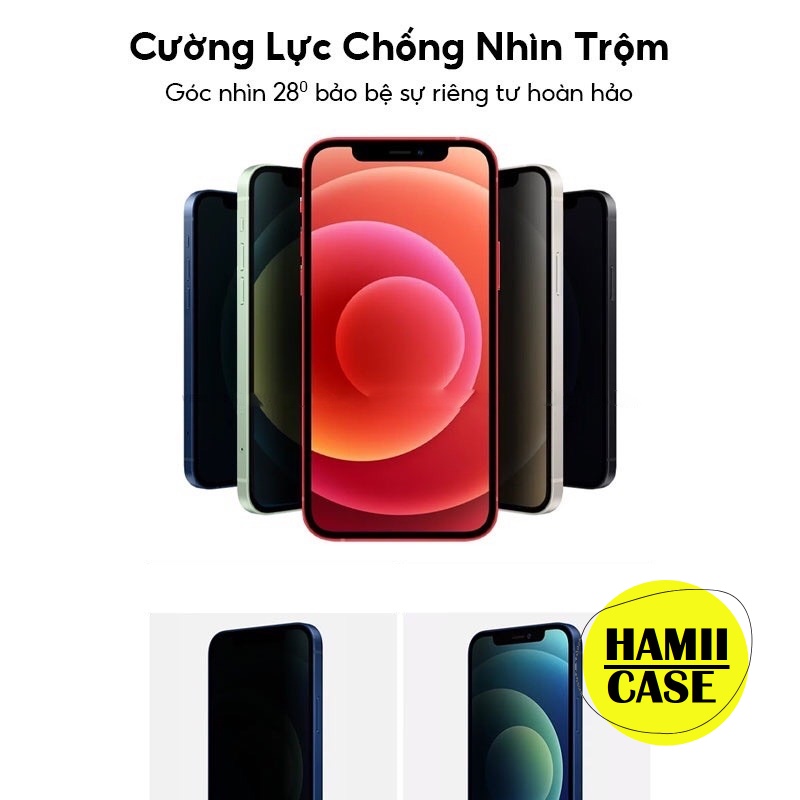 Kính cường lực chống nhìn trộm iphone full màn hình 6/6s/7/7plus/8/8plus/plus/x/xr/xs/11/12/pro/max/13/13pro/13promax