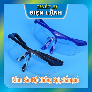 TBĐL Kính Bảo Hộ Chống Bụi,chắn gió đi đường Bảo Vệ Toàn Diện Trong Suốt (Viền Đen Hoặc xanh)