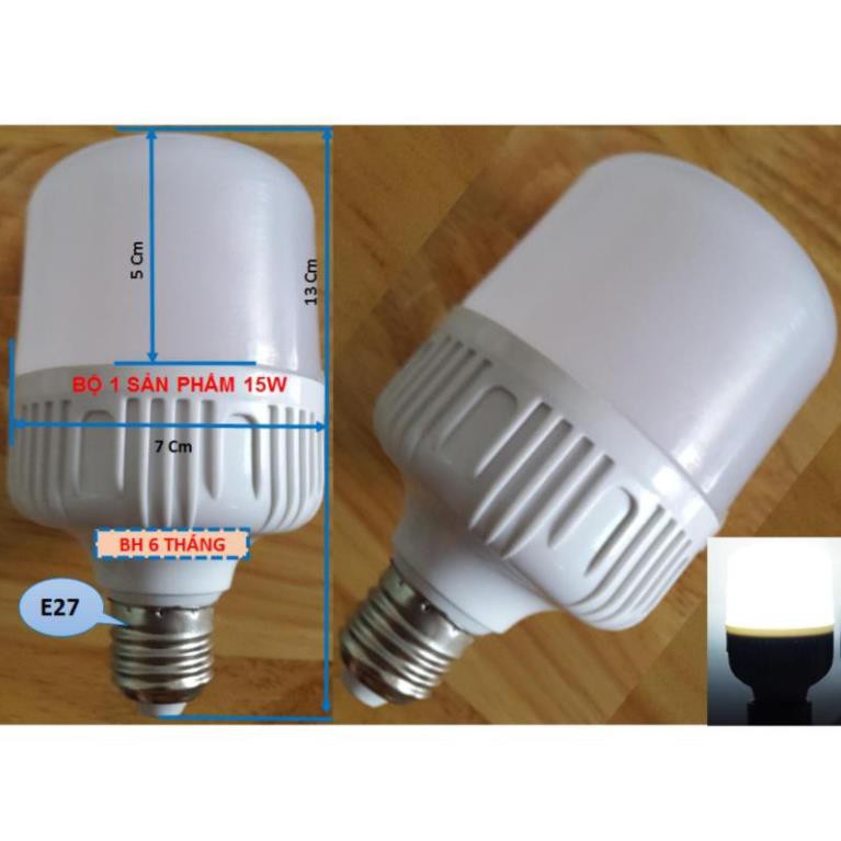 ĐÈN LED BULB TRỤ THÂN NHỰA TRÒN 10W , 20W , 30W , 40W , 50W ÁNH SÁNG TRẮNG,ÁNH SÁNG VÀNG