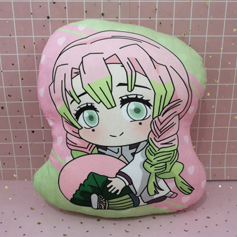 Gối Ôm Nhồi Bông Hình Nhân Vật Anime Tanjirou Nidouzi Butterfly Ninja Inosuke