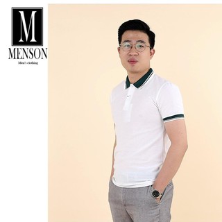 ⭐️GIẢM GIÁ 50%⭐️Áo Polo Nam Vải Cá Sấu Chất Mát - Áo Thun Nam Cổ Bẻ Ngắn Tay Menson M100