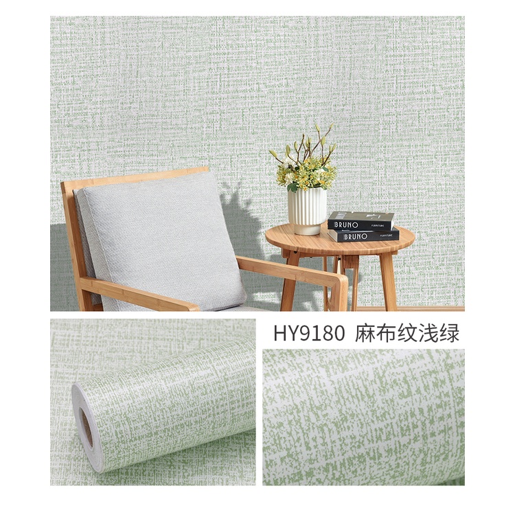 Giấy dán tường trơn 10M decal dán tường màu trơn có keo sẵn khổ 45cm | BigBuy360 - bigbuy360.vn