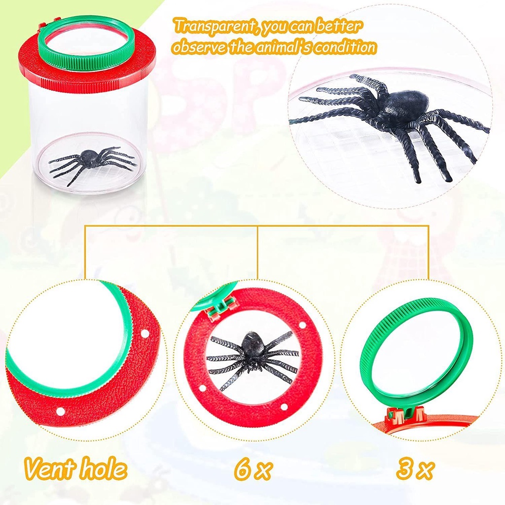 LET Kính Lúp Phóng Đại Hình Con Bọ Cho Bé