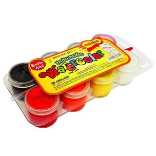 Bộ màu nước 8 lọ tặng kèm cọ và muỗng khuấy