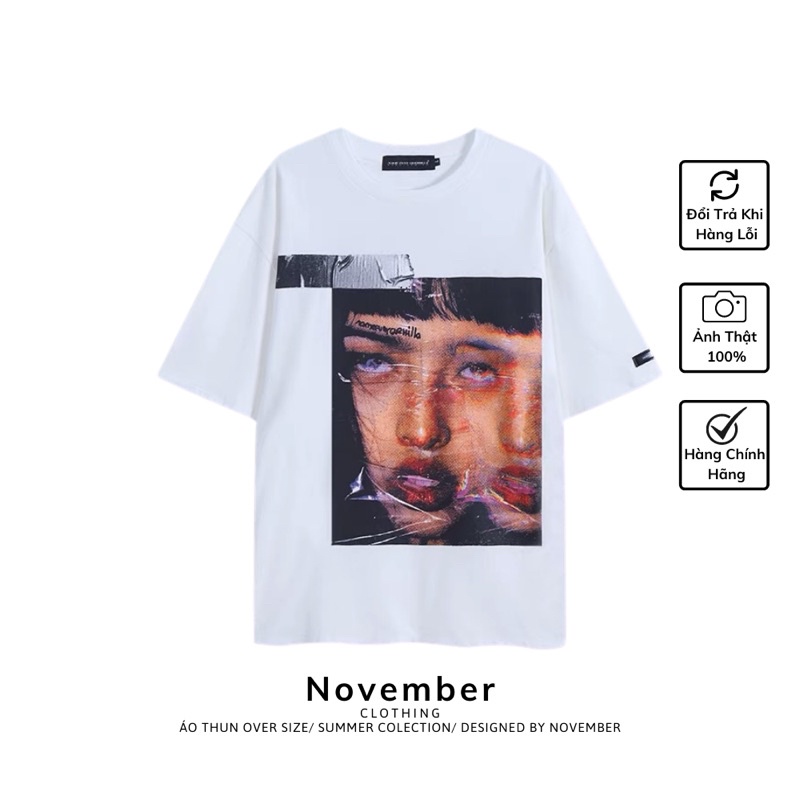ÁO THUN TAY LỠ FORM OVERSIZE - FACE T-SHIRT