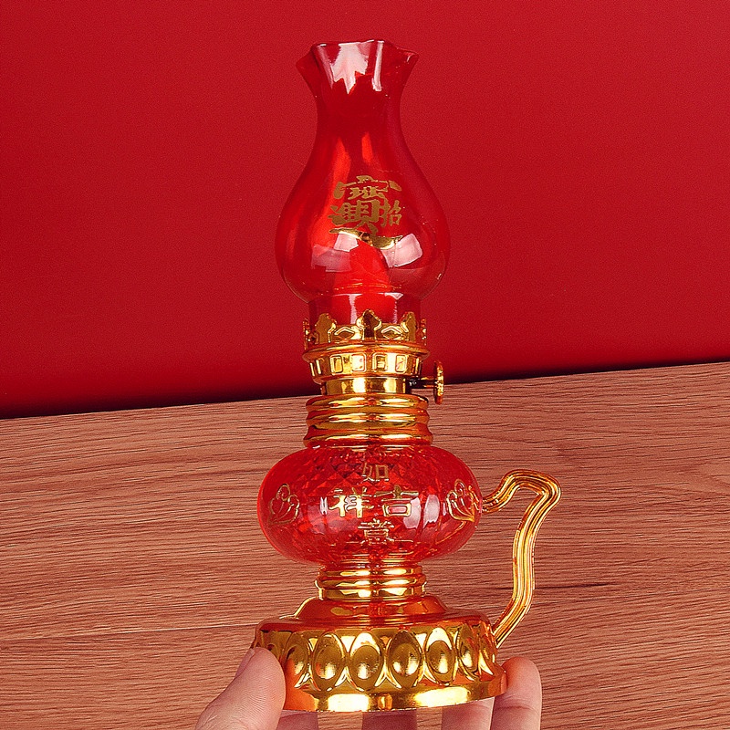 đèn dầu thờ cúng - đèn bàn thờ, đèn thờ cúng dùng cả pin và điện - đèn trang trí bàn thờ