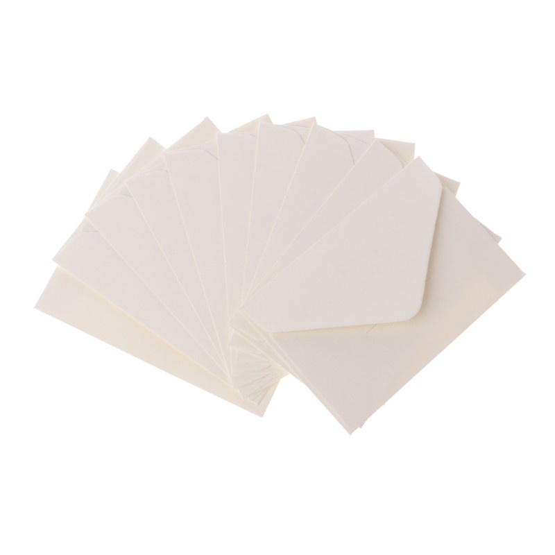 Set 50 phong bì giấy phong cách vintage Châu Âu làm quà tặng