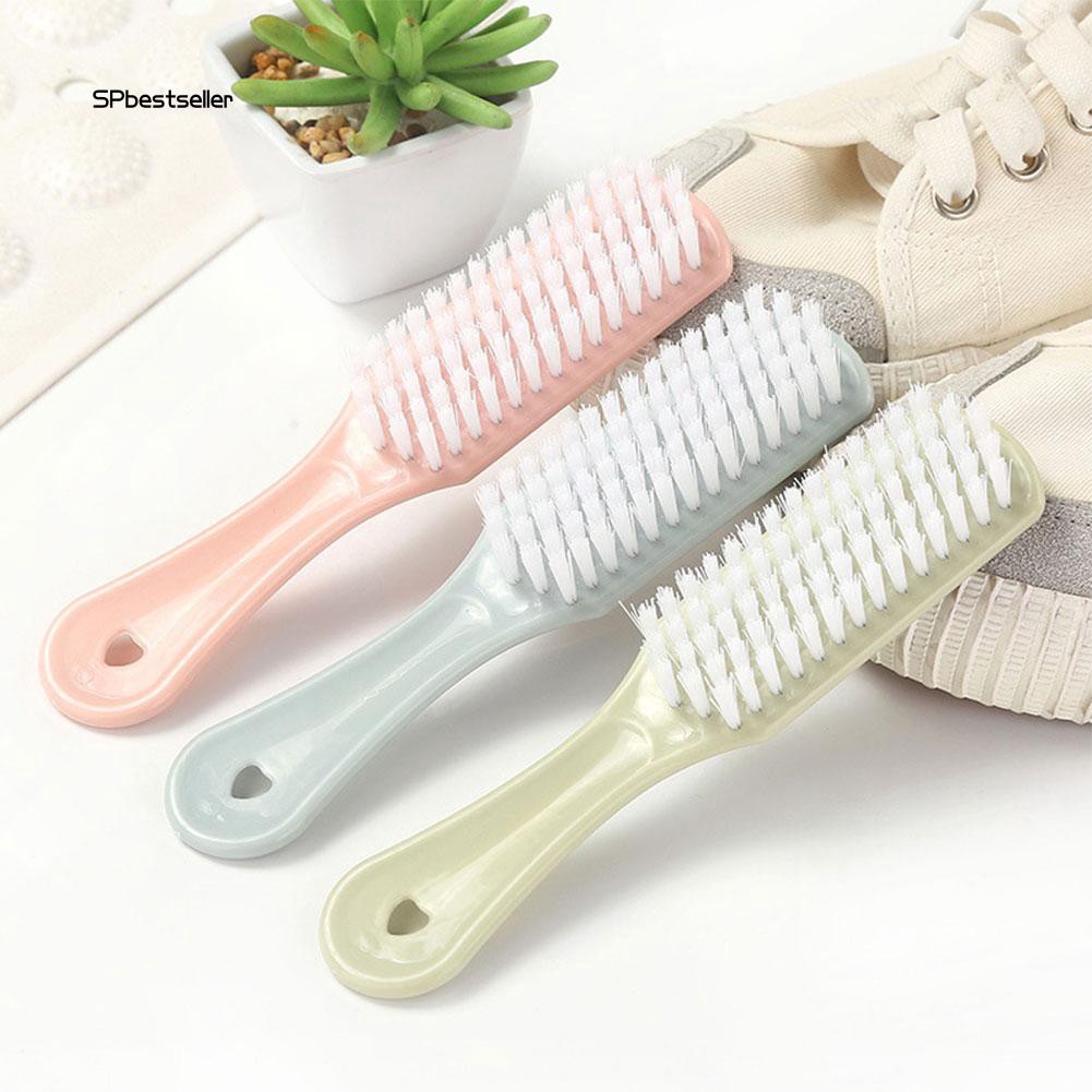 Bàn chải cán nhựa lông mềm vệ sinh giày dép đa năng tiện dụng