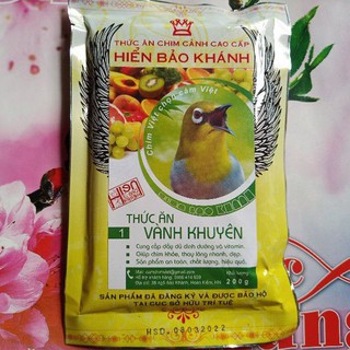 Cám Chim Vành Khuyên Hiển Bảo Khánh Số 1 ( Dưỡng ) _ 200gg